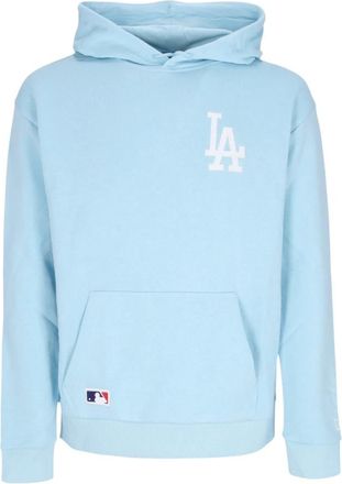 New Era Dodgers Lichtgewicht Hoodie Blauw/Wit - Heren - Hoodies - Blauw - L - Katoen - Hoodies & sweatvesten