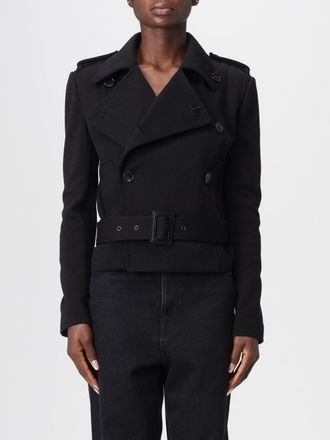 Saint Laurent Trench a doppiopetto corto Saint Laurent