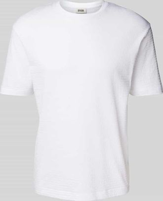 Drykorn Drykorn T-Shirt mit Strukturmuster Modell GILBERD in Weiss, Gr&ouml;&szlig;e XXL