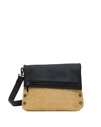 Hammitt Hammitt VIP Noir Smooth Raffia Gunmetal Med