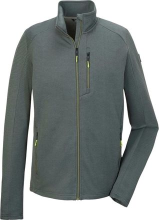 Killtec KOS 92 Powerstretch Jacket - Heren - Sport - Grijs - Maat: XL Poliester
