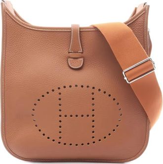 Herm&egrave;s Borsa a tracolla Evelyn 3 Trois PM 2024 - Marrone