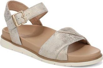 Dr. Scholls Free To Move Quarter Strap Sandal in Gold at Nordstrom, Size 9.5