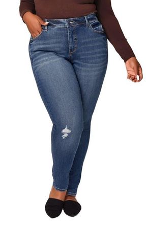 Slink Jeans High Waist Skinny Jeans in Lydia at Nordstrom, Size 16W