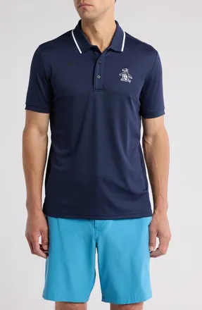 Original Penguin Earl Tipped Polo in Blue Iris at Nordstrom Rack, Size Xx-Large