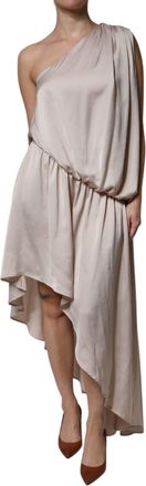 Christian Pellizzari One Shoulder Asymmetric Drape Womens Dress (Pre-Owned)