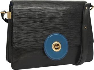 Louis Vuitton Tweedehands leren Louis Vuitton tassen - Dames - Vintage Schoudertas - Zwart - ONE Size - Leer - Vintage