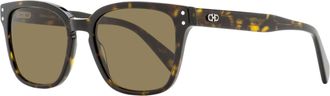 Ferragamo Ferragamo Mens Square Keyhole Sunglasses SF1040SCP 240 Tortoise 55mm