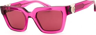 Ferragamo SF2066S 665 Transparent Cyclamen/Brown
