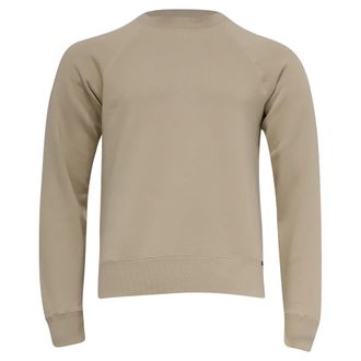 Tom Ford Garment-Dyed Jersey Sweatshirt in Ivory Cotton