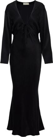 Wakakuu Icons Kleedjes, Dames, Zwart, XS, Maxi Jurken