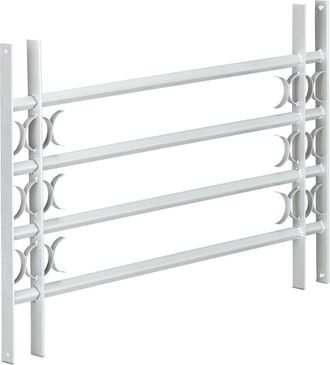 Relaxdays Relaxdays - Reja Para Ventana, Extensible, Acero Recubierto En Polvo, Reja De Seguridad, 600 X 1000-1500 Mm, Gris