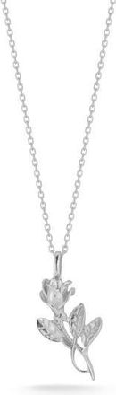 Chloe and Madison Rose Pendant Necklace in Silver at Nordstrom Rack