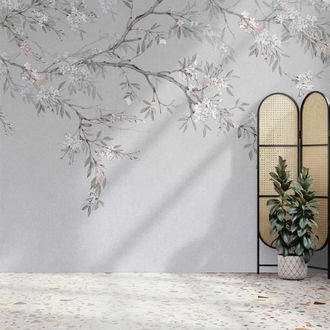 Superfresco Easy Blossom Trail Blue Print To Order 3m x 2.8m Mural