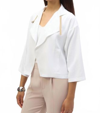 Joseph Ribkoff Open Front Cover Up In Vanilla