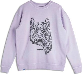 Kavu Mens Core Crewneck Sweater In Grape