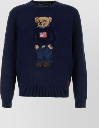 Polo Ralph Lauren polo bear cotton linen sweater