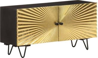 vidaXL Tv Cabinet 90x30x45 cm Solid Mango Wood Vidaxl