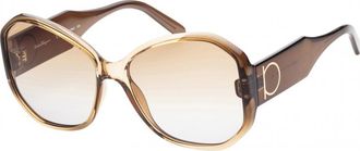 Ferragamo Womens SF942S-6117326 SF942S 61 6117326 Fashion Sunglasses - Brown - One Size