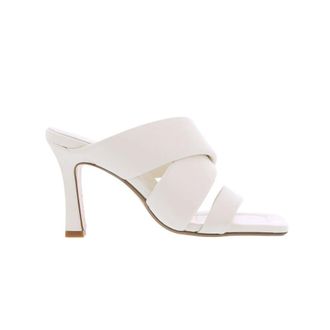 Paris Punk Schoenen, Dames, Wit, 36 EU, Art O2315 Cross Mule