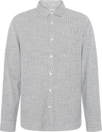 Knowledge Cotton Apparel Organic Cotton Striped Shirt Hemd f&uuml;r Herren | grau