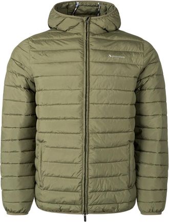Aquascutum Mens Active Rlg 100 Gr Army Green Hooded Jacket - Size 2XL