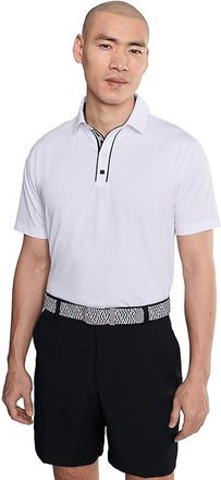 Black Clover Ollie Polo Mens Clothing White/Black : 2XL, Polyester/Spandex