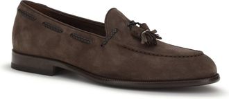 Fratelli Rossetti Mens Suede Tassel Loafers Avignone Tmoro Calf Leather Bos Taurus