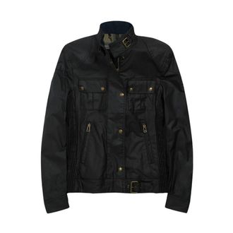 Belstaff Gangster Jacket - Dames - Jassen - Blauw - Maat: XS Katoen