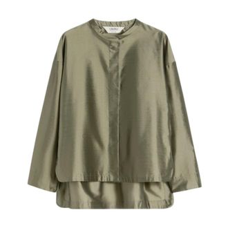 Max Mara Shirts, female, Green, Size: XS camicie poliestere