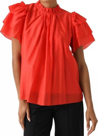 Hunter Bell Blaire Top In Red