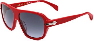 Rag & Bone RNB6005/S 0C9A 9O Red/Grey Gradient