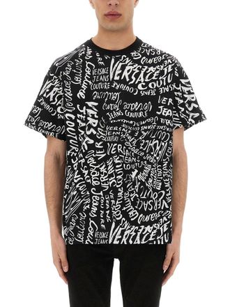 Versace Jeans Couture Logomania Print T-Shirt