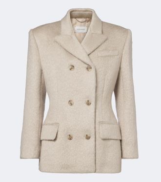 Magda Butrym Blazer cruzado en mezcla de lana