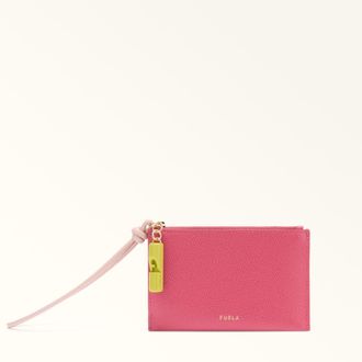 Furla Iride Busta Toni Velvet Pink Multicolore Pelle Stampata Donna
