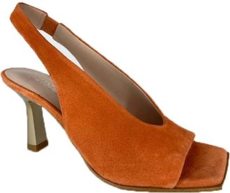 Zinda Verhoog je stijl met hoge hak sandalen - Dames - Sandalen met hakken - Oranje - 37 EU - Schoenen
