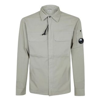C.P. Company Casual Shirts, male, Beige, Size: XL Cotton Jacket