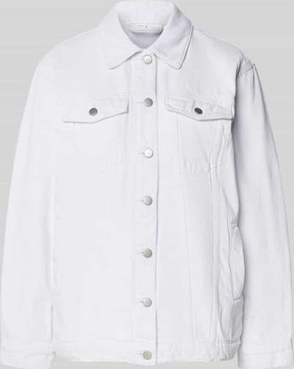Vila Jeansjacke mit Brusttaschen Modell MEY in Weiss, Gr&ouml;&szlig;e 34