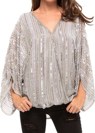 Parker Bayside Sequin Top In Iridescent