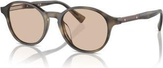 Brunello Cucinelli 50mm Oval optical glasses in Brown at Nordstrom
