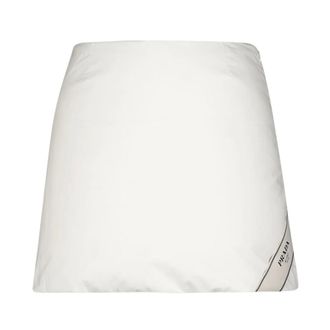 Prada Dames, Rokken, Wit, Maat: 2XS Katoen