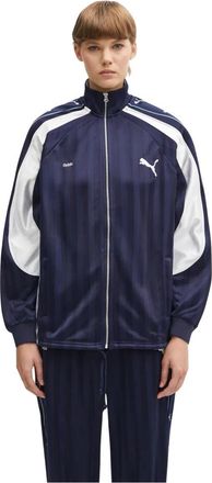 Puma T7 Top - Dames - Trainingsjackets - Blauw - XS - Polyester - Fitness
