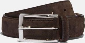 Scarosso Classic Belts in Dark Brown Suede at Nordstrom, Size 115
