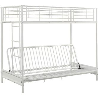 Vente-Unique Letto a soppalco 90 x 190 cm Bianco - modulo iv