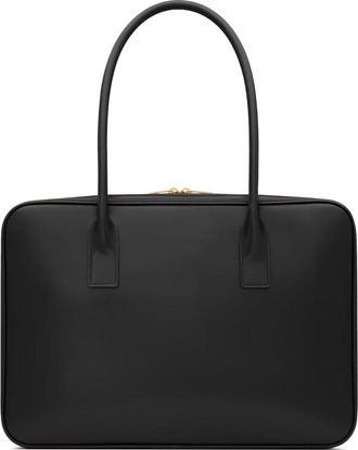 Saint Laurent Womens Sac De Jour Bag Black Lamb Leather Shoulder