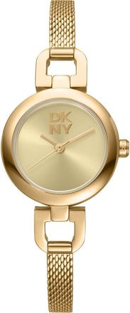 DKNY Signature Shape Mesh Strap Watch, 26mm in Champagne at Nordstrom