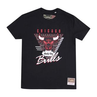 Mitchell & Ness Hombre, Camisetas, Negro, Talla: XL