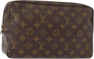 Louis Vuitton Pre-owned Clutches, female, Brown, Size: ONE SIZE Pre-owned Vintage Canvas Clutch