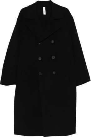 Hev&ograve; Erchie Coat - Heren - Mantel - Zwart - L - Jassen
