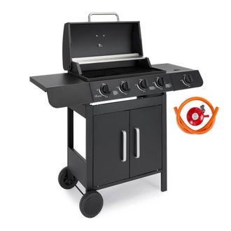 VonHaus 4+1 Burner Gas BBQ in Black
